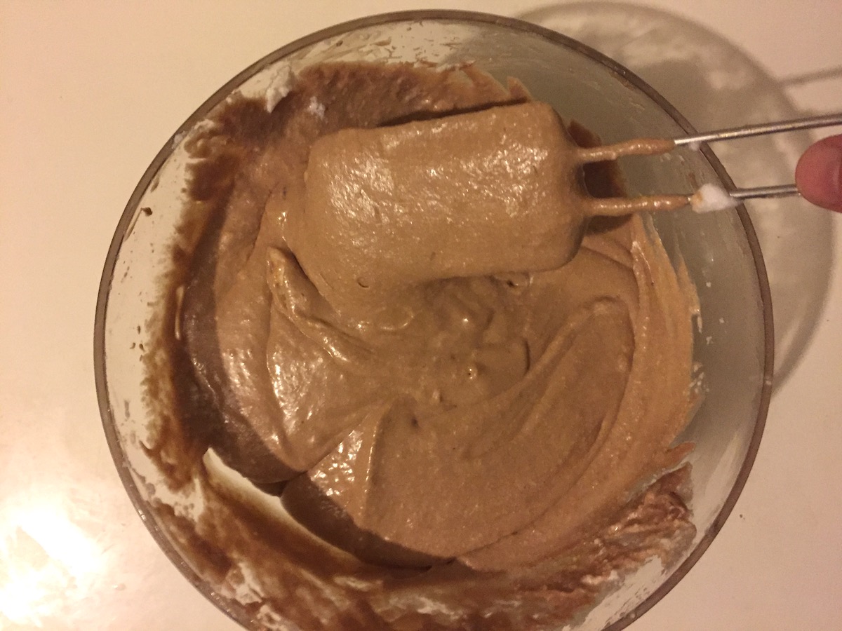 Préparation crème Nutella finie