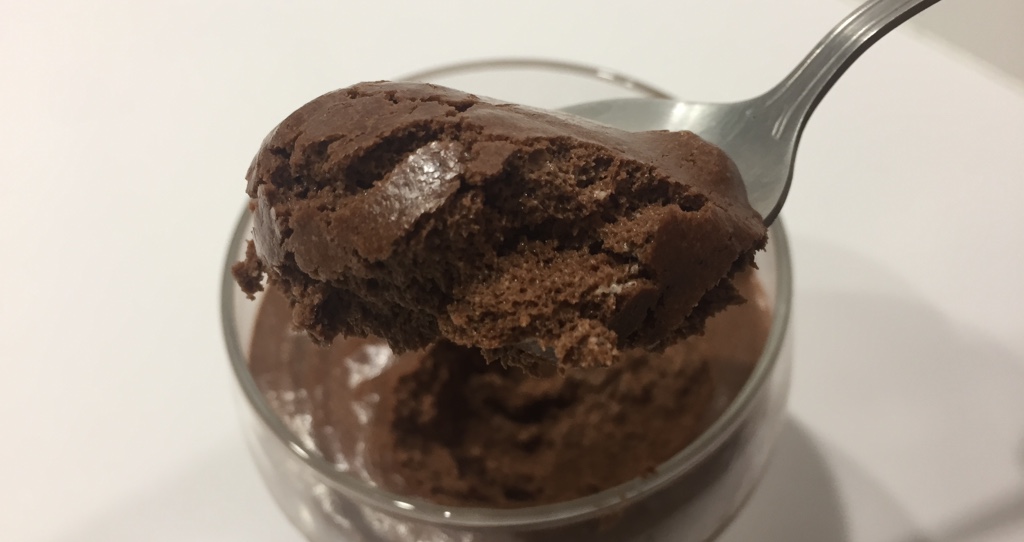 Recette de la mousse au chocolat noir extra, sans sucre ni matière grasse
