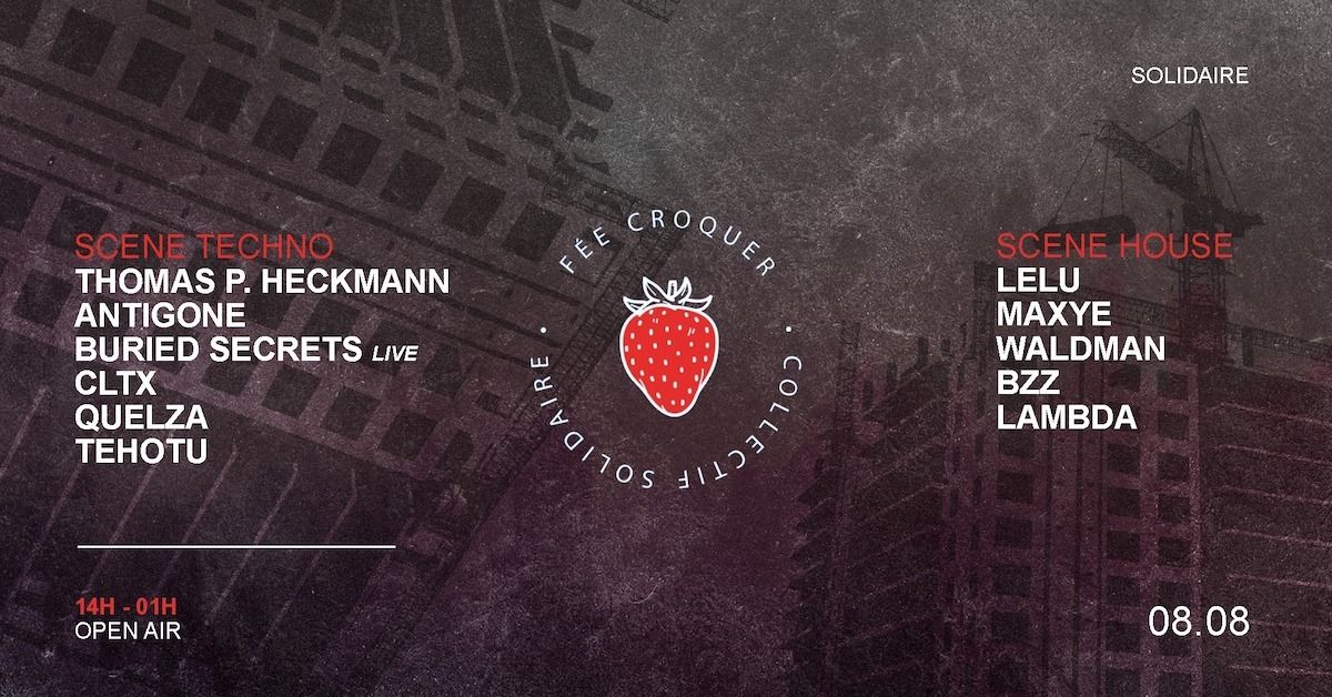 Fée Croquer revient avec sa seconde édition Open Air, le Samedi 8 Août à Paris