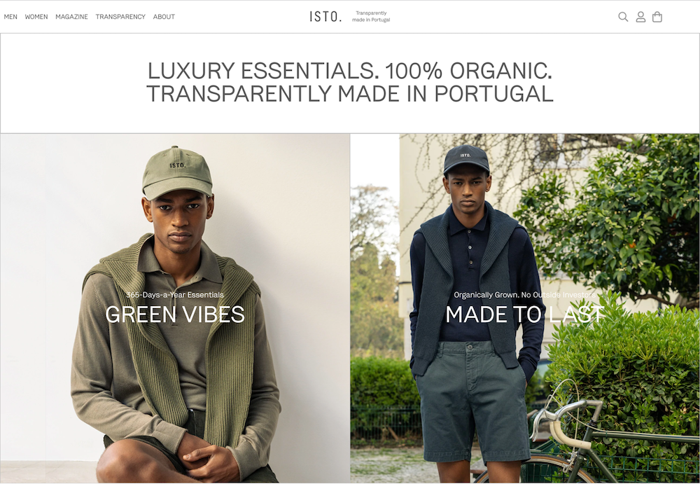 Marque Organique de vêtement à Lisbonne